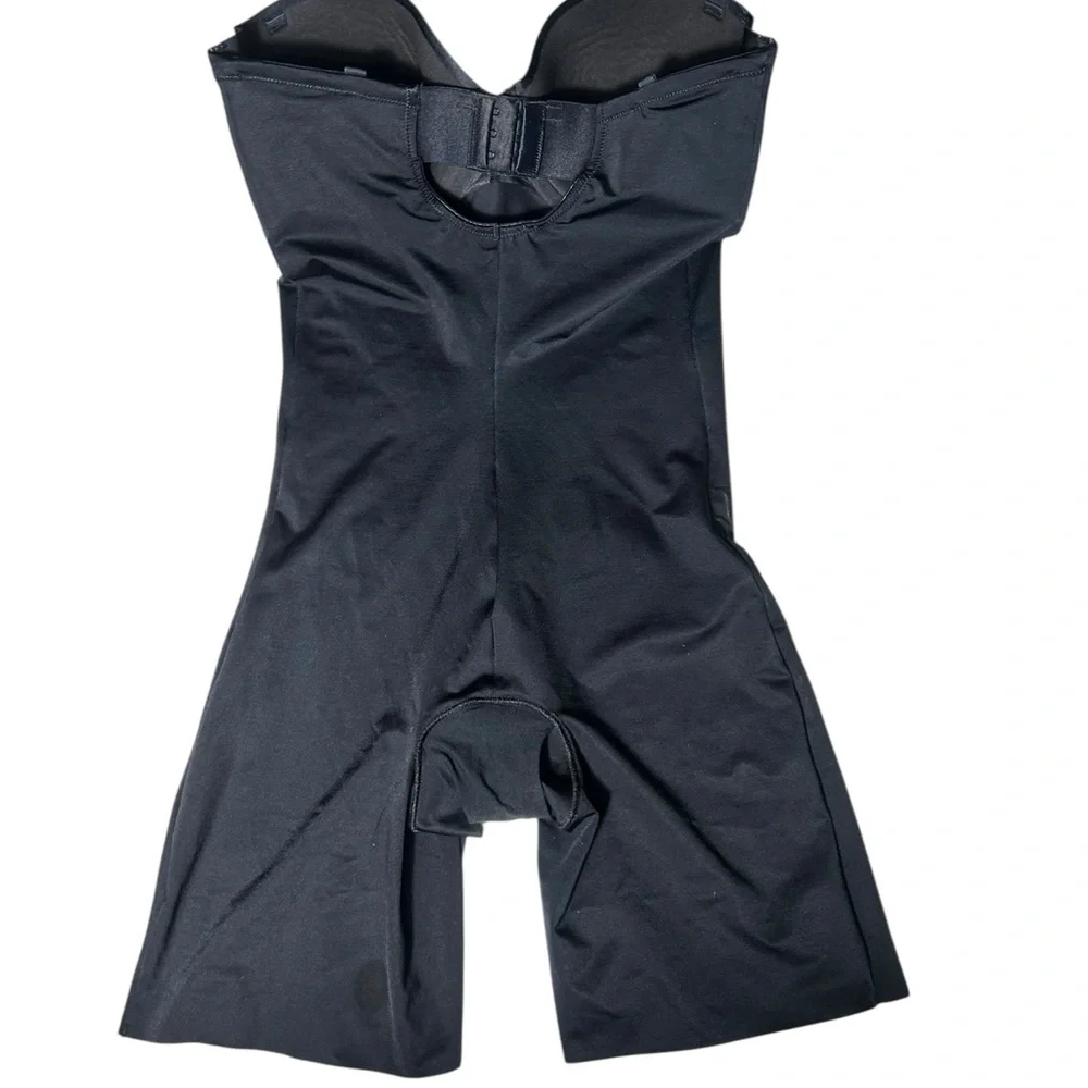SPANX black Suit your Fancy Shapewear underwire strapless bodysuit size L NWOT - Picture 4 of 6